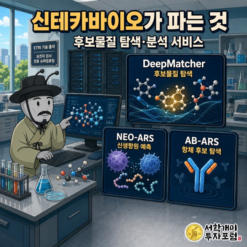 신약 연구용 인프라를 외부 고객에게 제공하는 신테카바이오 데이터센터 코로케이션 사업