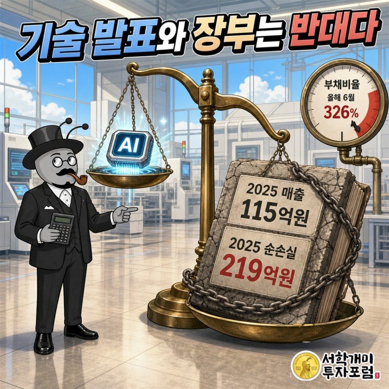 커지는 매출과 이어지는 적자, 올라가는 부채비율