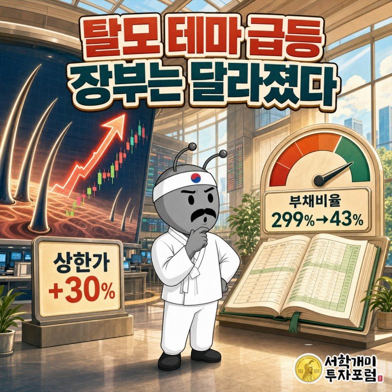 JW신약 상한가와 3년간 달라진 재무 구조를 보여주는 커버