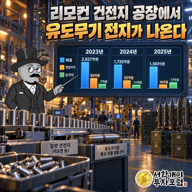 배터리부문 1분기 매출 170억원 중 알카라인 117억원·망간 19억원·앰플전지 18억원 구성
