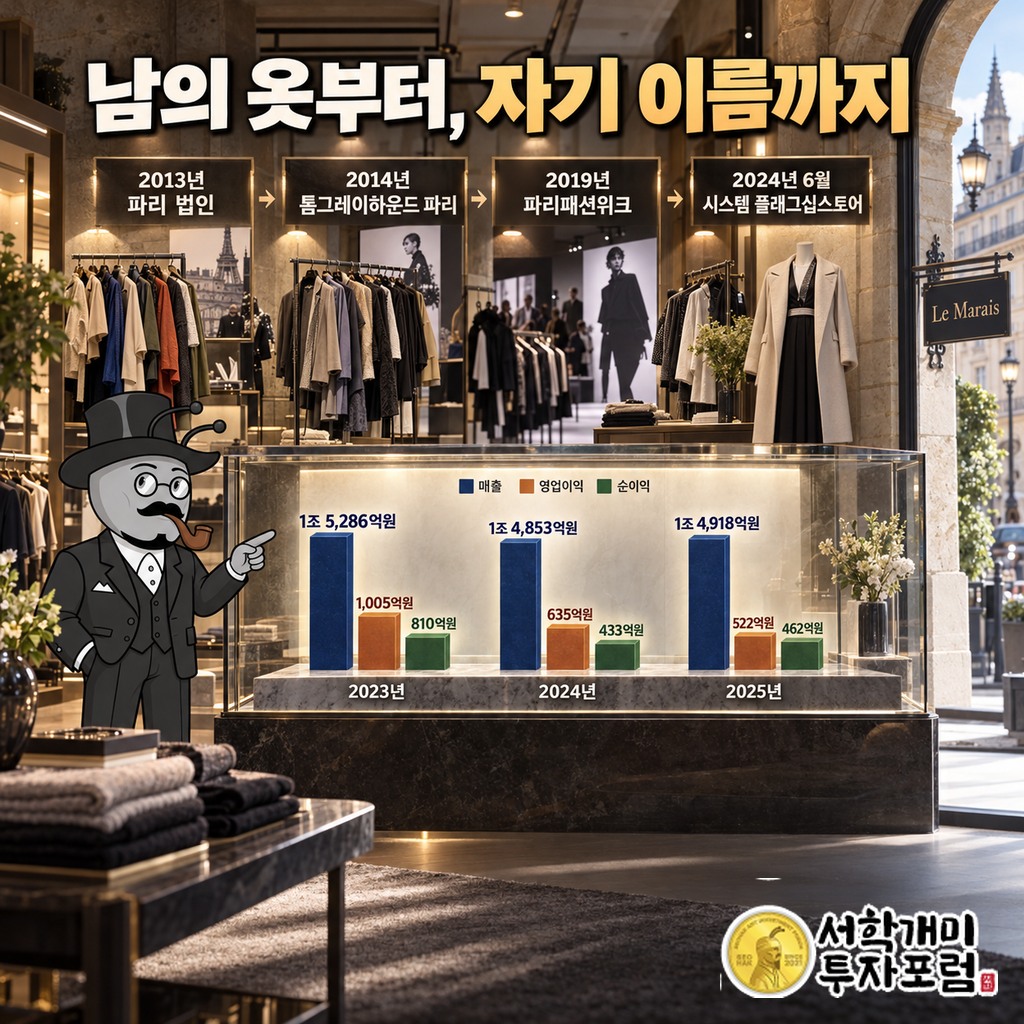 2013년 파리 법인 설립부터 2024년 시스템 플래그십스토어 전환까지 한섬의 파리 순서