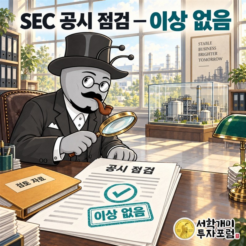 코텍의 제시된 실적 항목과 추가 확인이 필요한 공시 내용을 구분한 점검 화면