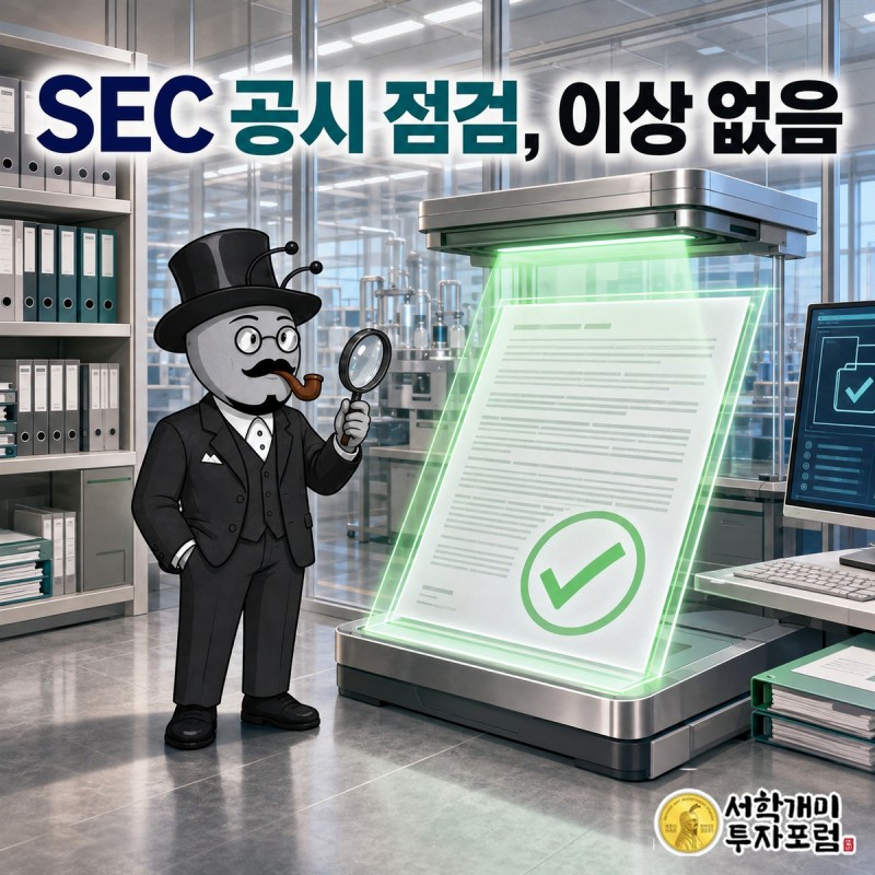 네오팜 전자공시에서 실적 근거와 별도 경고 유무를 차분하게 확인하는 장면