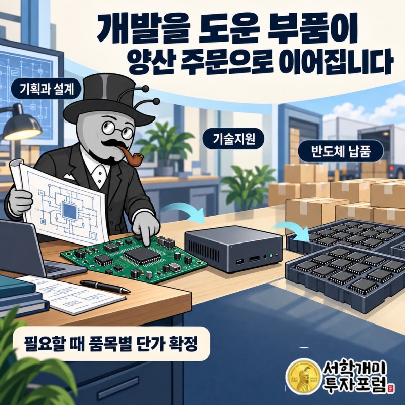 해외 반도체 제조사와 국내 고객 사이에서 부품 공급과 회로 설계 지원을 맡는 매커스