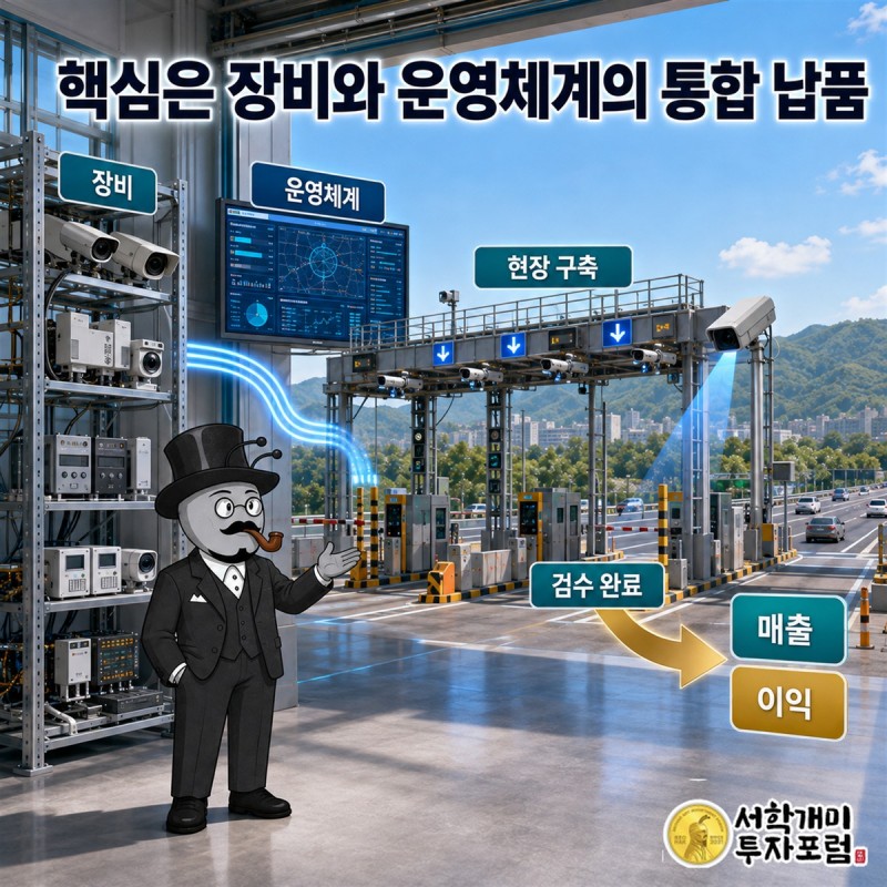 현장에 맞춘 장비와 운영 체계가 함께 납품되고 검수를 거쳐 매출과 이익으로 이어지는 핵심 구조