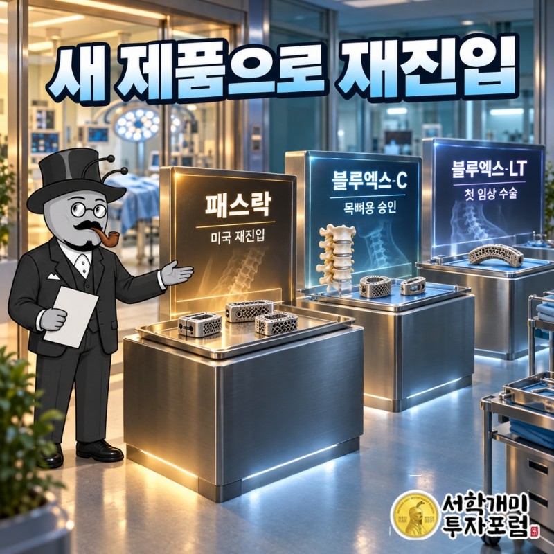 패스락, 블루엑스-C, 블루엑스-LT로 이어진 미국 재진입 제품 연표