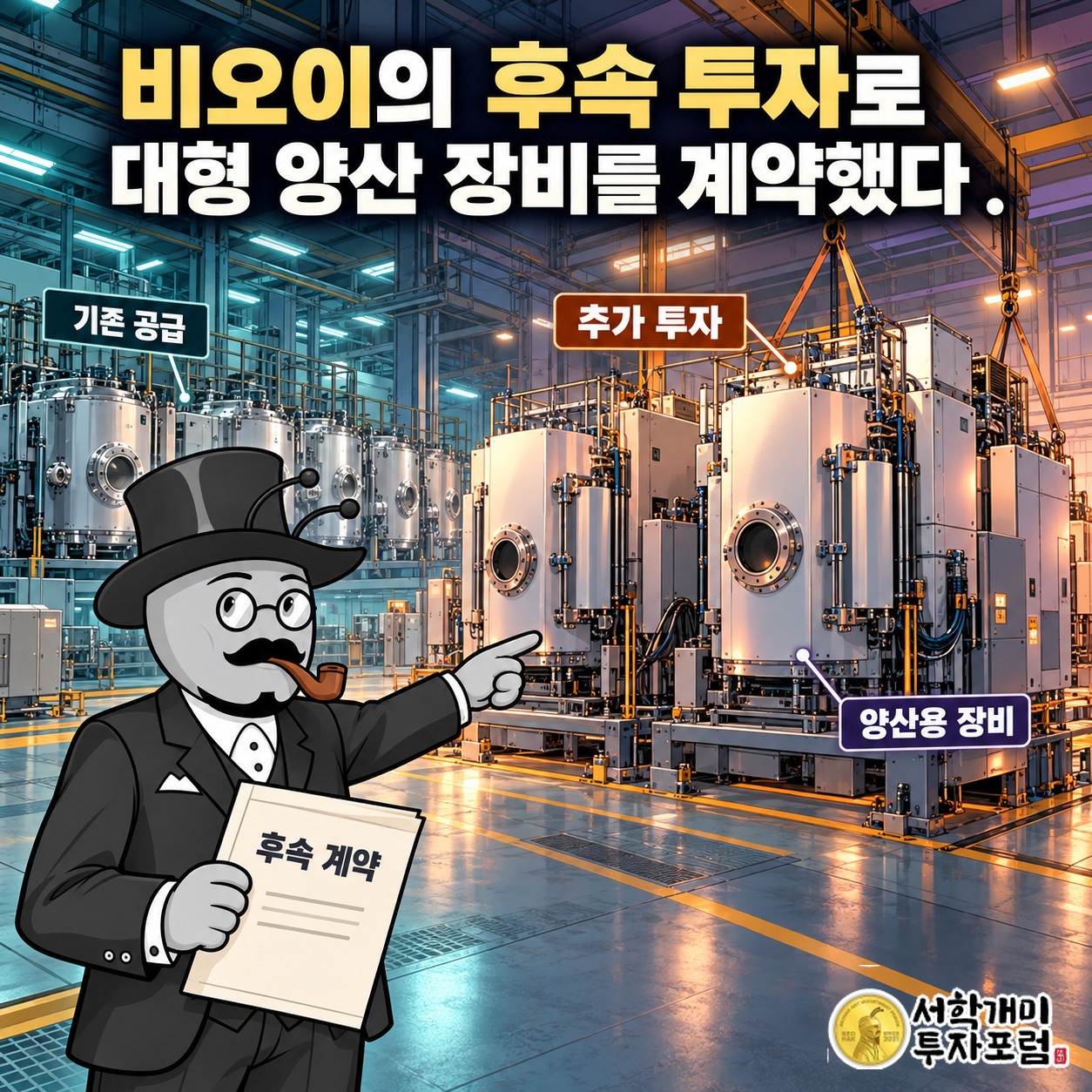 BOE의 대형 OLED 양산 투자와 선익시스템 증착장비 후속 공급 계약의 연결