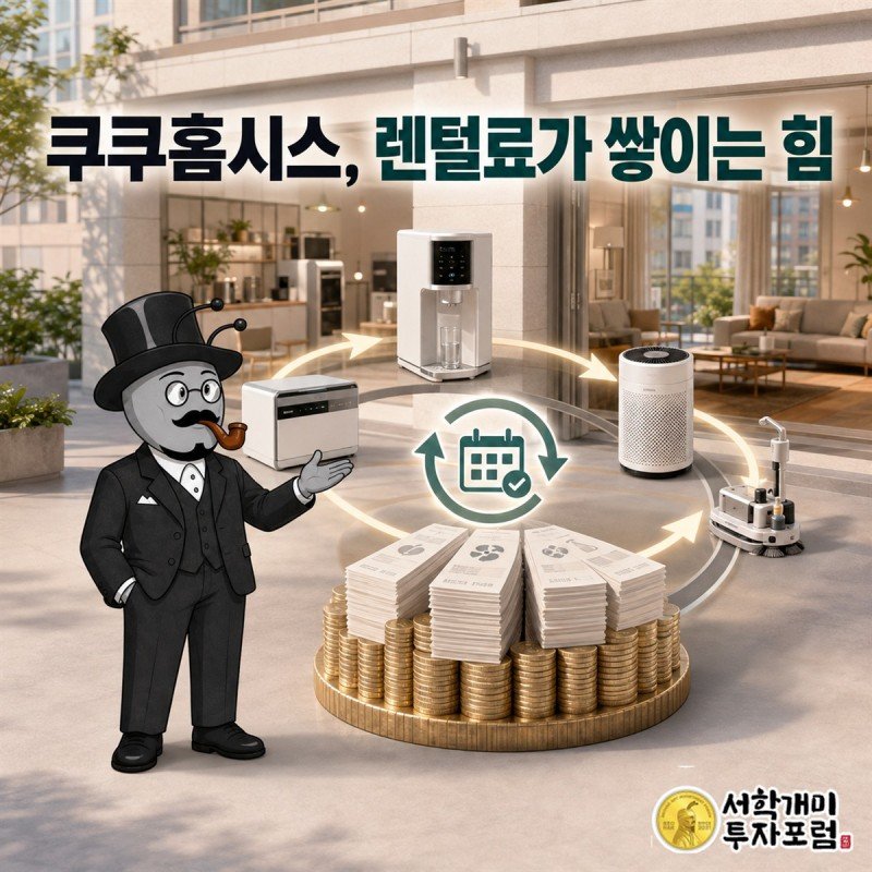 생활가전 판매와 렌털료가 두 갈래 현금 흐름을 만드는 쿠쿠홈시스 커버