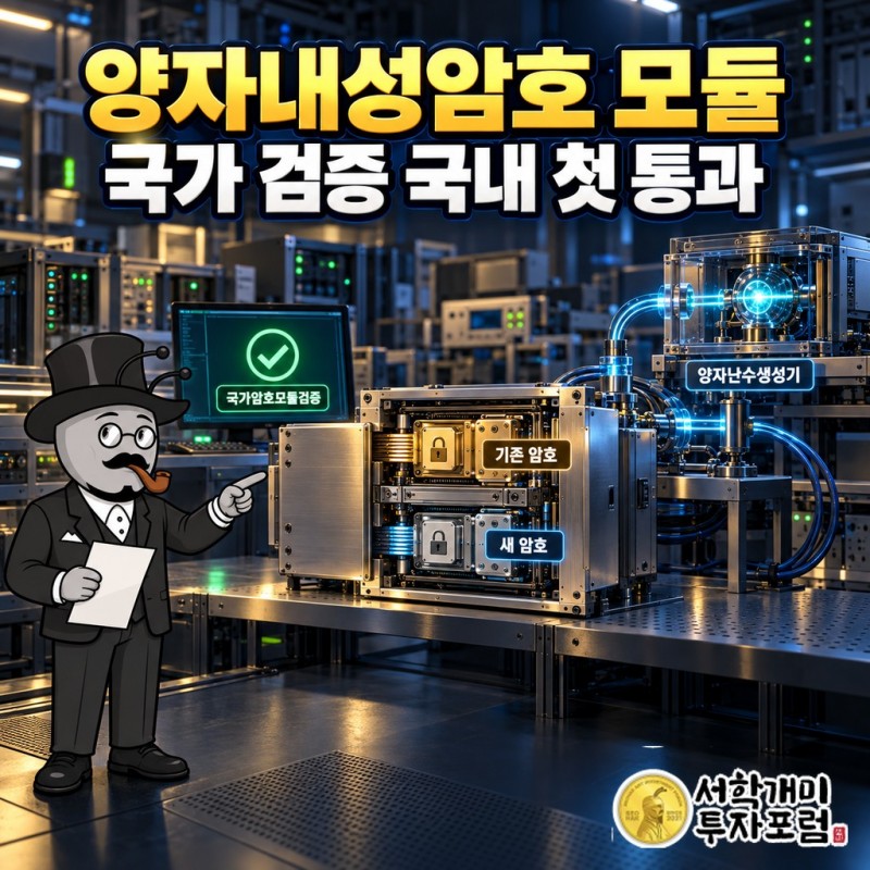 양자내성암호와 양자난수생성기를 묶은 암호모듈이 국가 검증을 처음 통과한 과정
