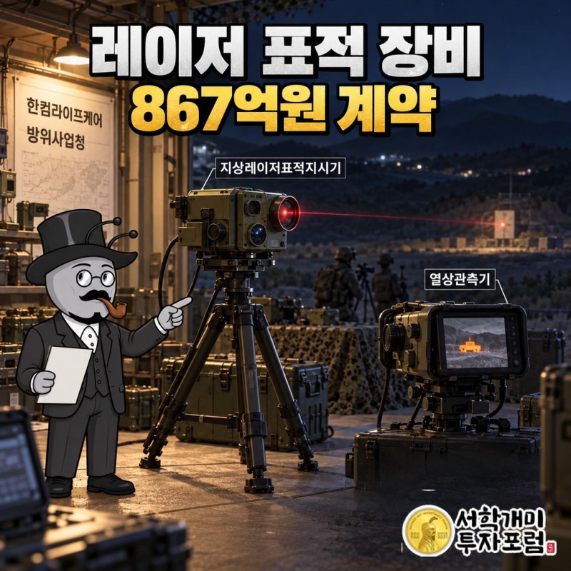 지상레이저표적지시기와 열상관측기로 이뤄진 867억원 방산 계약