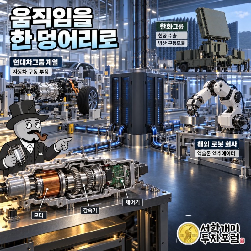 삼현의 고객 구조: 현대차그룹 계열에 자동차 구동 부품, 한화그룹·천궁-Ⅱ 수출에 방산 구동모듈, 해외 로봇 회사에 액슬론 액추에이터