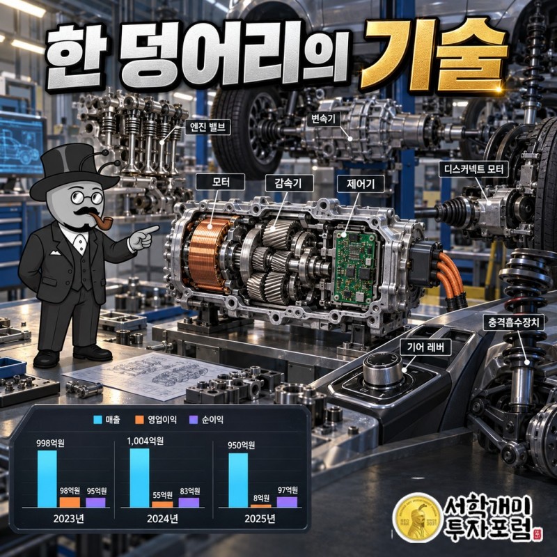 모터·감속기·제어기를 한 덩어리로 묶은 삼현의 일체형 액추에이터와 DCT모터·CVVD·SBW·MR댐퍼 등 자동차 적용처