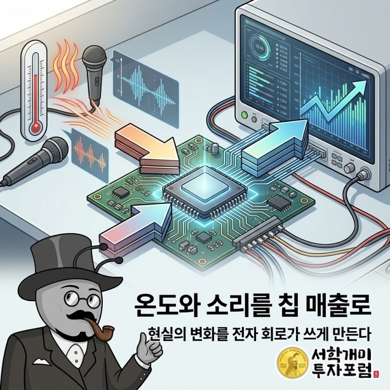 애널로그 디바이시스가 온도와 소리 같은 물리 신호를 반도체 사업으로 연결하는 과정