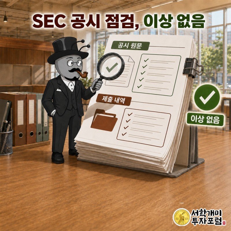 치폴레 SEC 공시와 위험 점검 결과를 확인하는 서류 검토 장면
