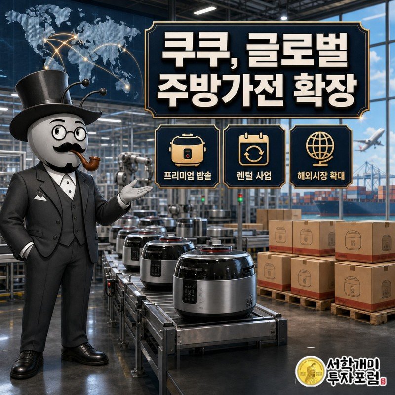 밥솥과 정수기 렌털이 두 갈래로 이어지는 쿠쿠홀딩스 사업 구조