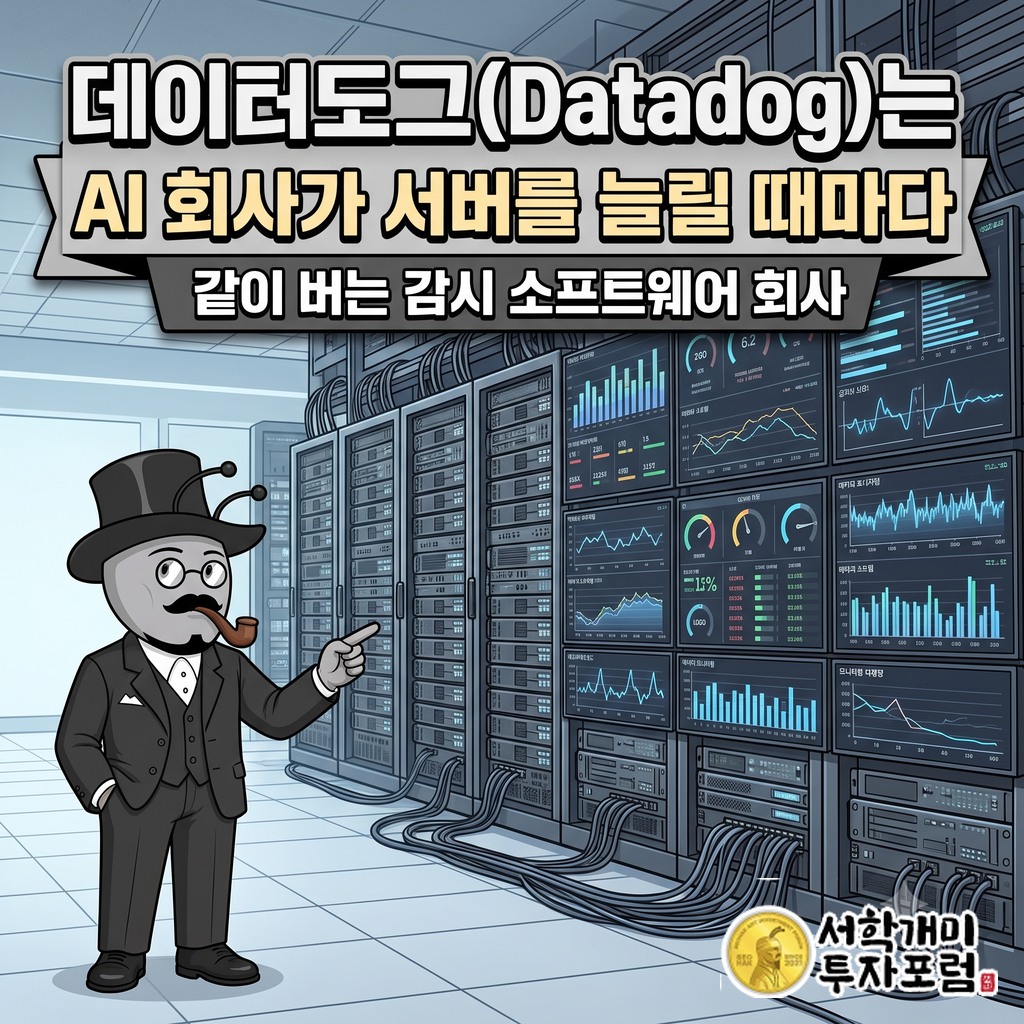데이터도그 커버, AI 회사의 서버가 늘어날수록 감시 화면도 함께 커지는 모습