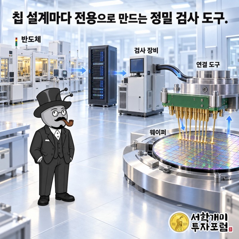 반도체 제조사가 구매하는 맞춤형 프로브 카드와 정밀 검사 장비의 역할