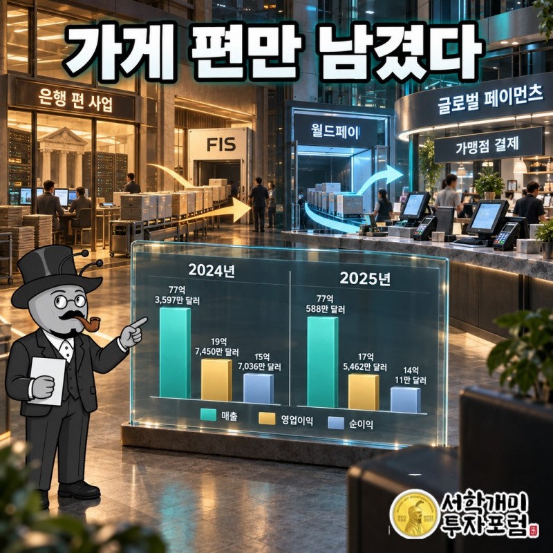카드 결제의 은행 편과 가게 편 가운데 가게 편만 남긴 글로벌 페이먼츠의 사업 재편 구조