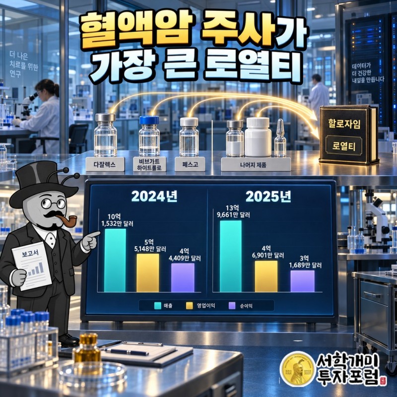 다잘렉스·비브가트 하이트룰로·페스고 등 효소가 들어간 6개 제품이 할로자임에 로열티를 내는 구조