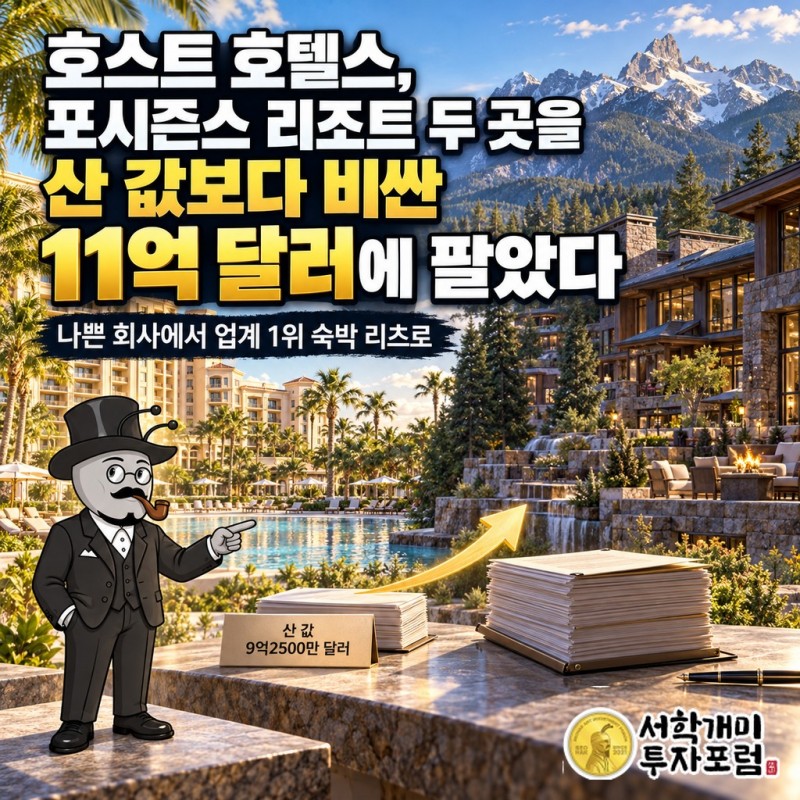 호스트 호텔스 커버, 매리어트에서 떼어 낸 「나쁜 회사」가 업계 1위 숙박 리츠가 된 이야기