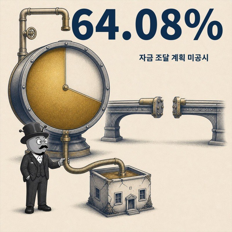 합병은 취소됐지만 지분 64.08%를 가진 쪽이 계속 자금을 대야 하는 상황