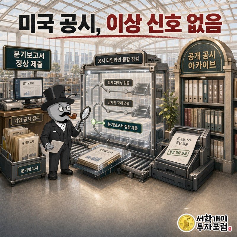 SEC 공시 위험 항목 점검 결과