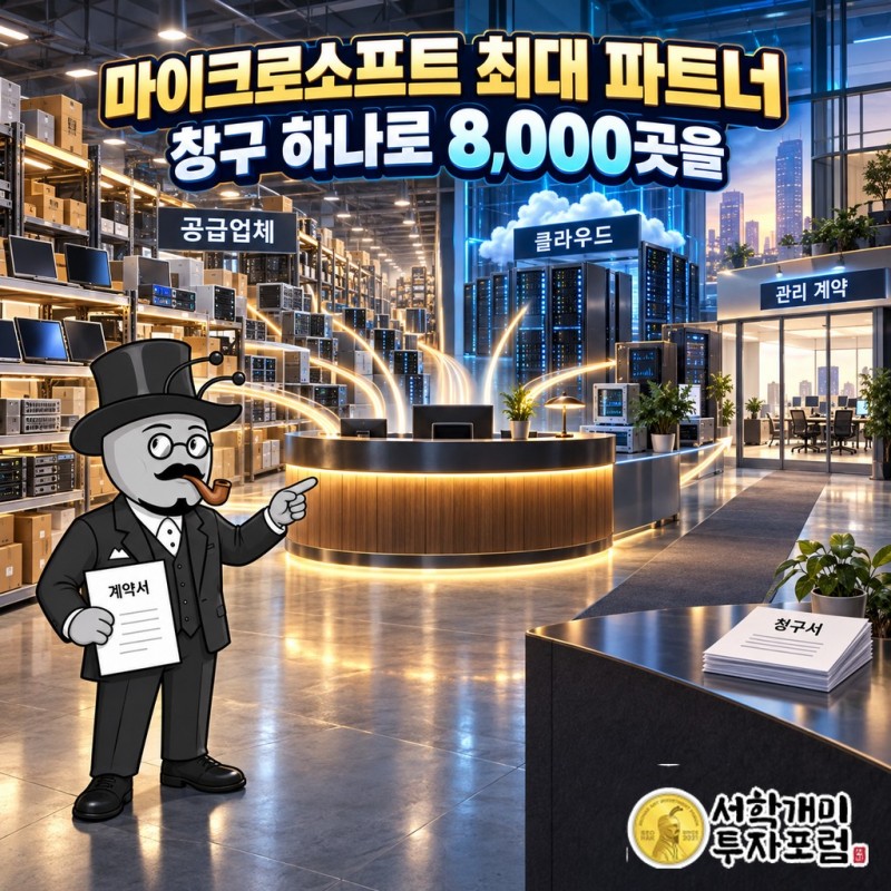 공급업체 8,000곳을 창구 하나로 묶어 주는 마이크로소프트 최대 파트너의 역할