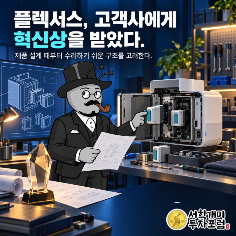 플렉서스가 제품 설계 단계부터 수리 편의성을 고려하고 생산 이후 관리까지 연결하는 과정