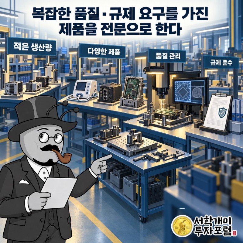 적은 생산량과 다양한 제품, 복잡한 품질·규제 요구를 다루는 플렉서스의 제조 서비스