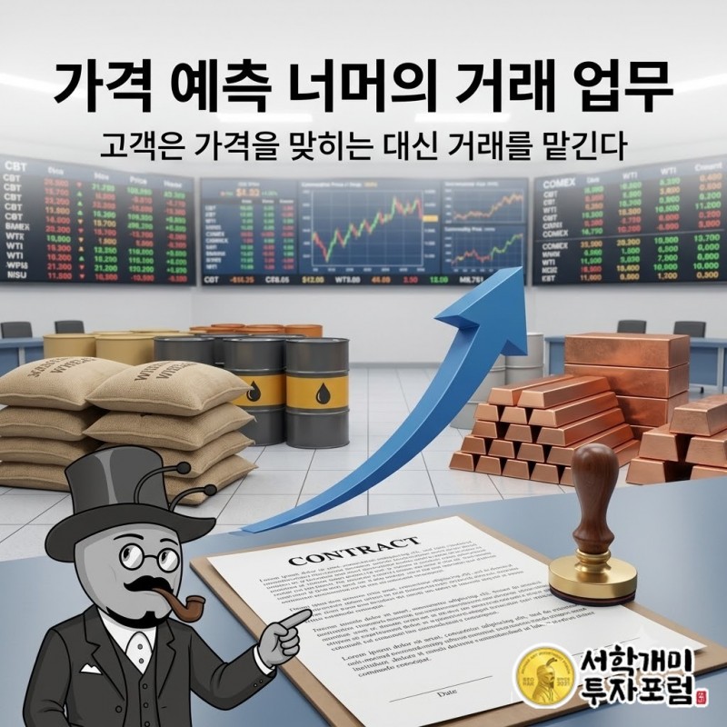 스토넥스 그룹에 거래를 맡기는 고객과 금융시장 사이의 연결을 설명하는 커버