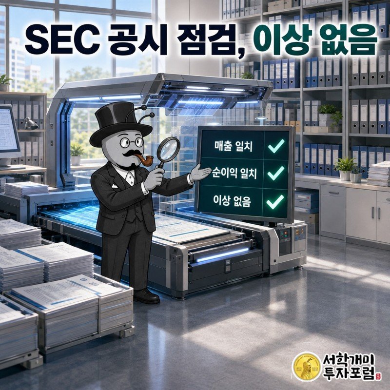 AT&amp;T의 SEC 공시에서 즉시 걸러야 할 위험 항목이 없는지 점검하는 장면
