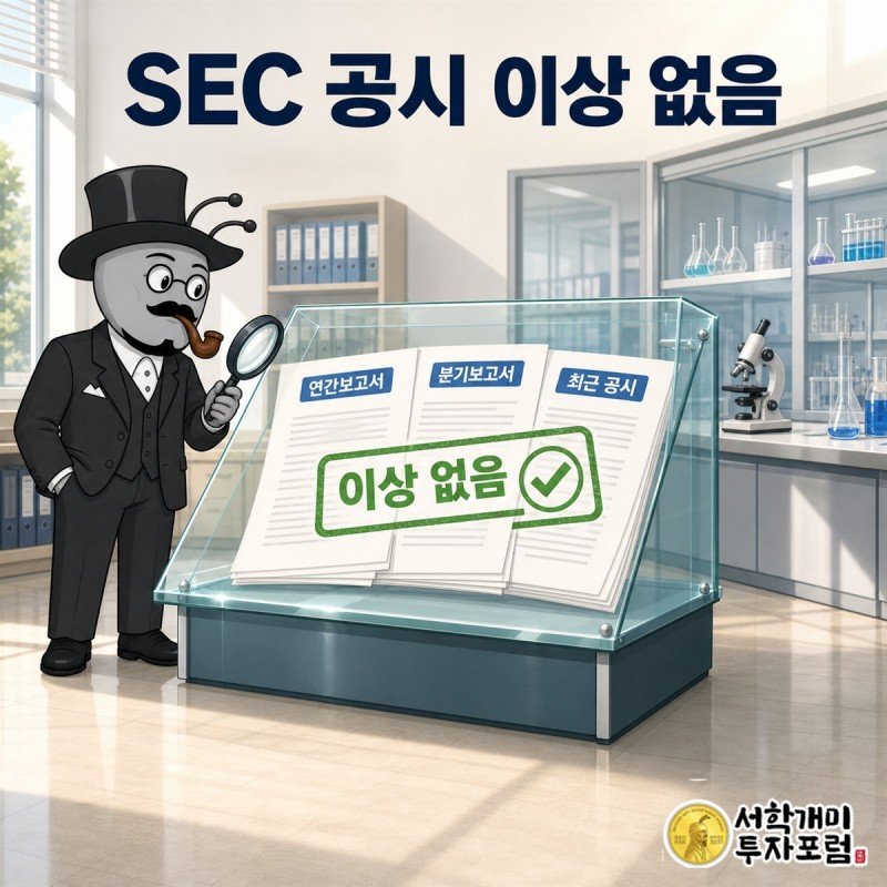 버텍스의 SEC 연간보고서와 분기보고서, 최근 인수 공시를 함께 점검하는 장면