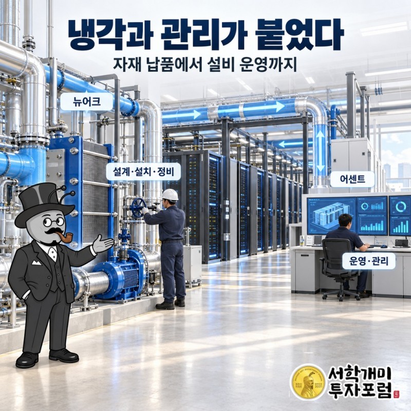 뉴어크의 냉각 설계·설치·정비와 어센트의 설비 운영·관리를 더한 웨스코 데이터센터 사업