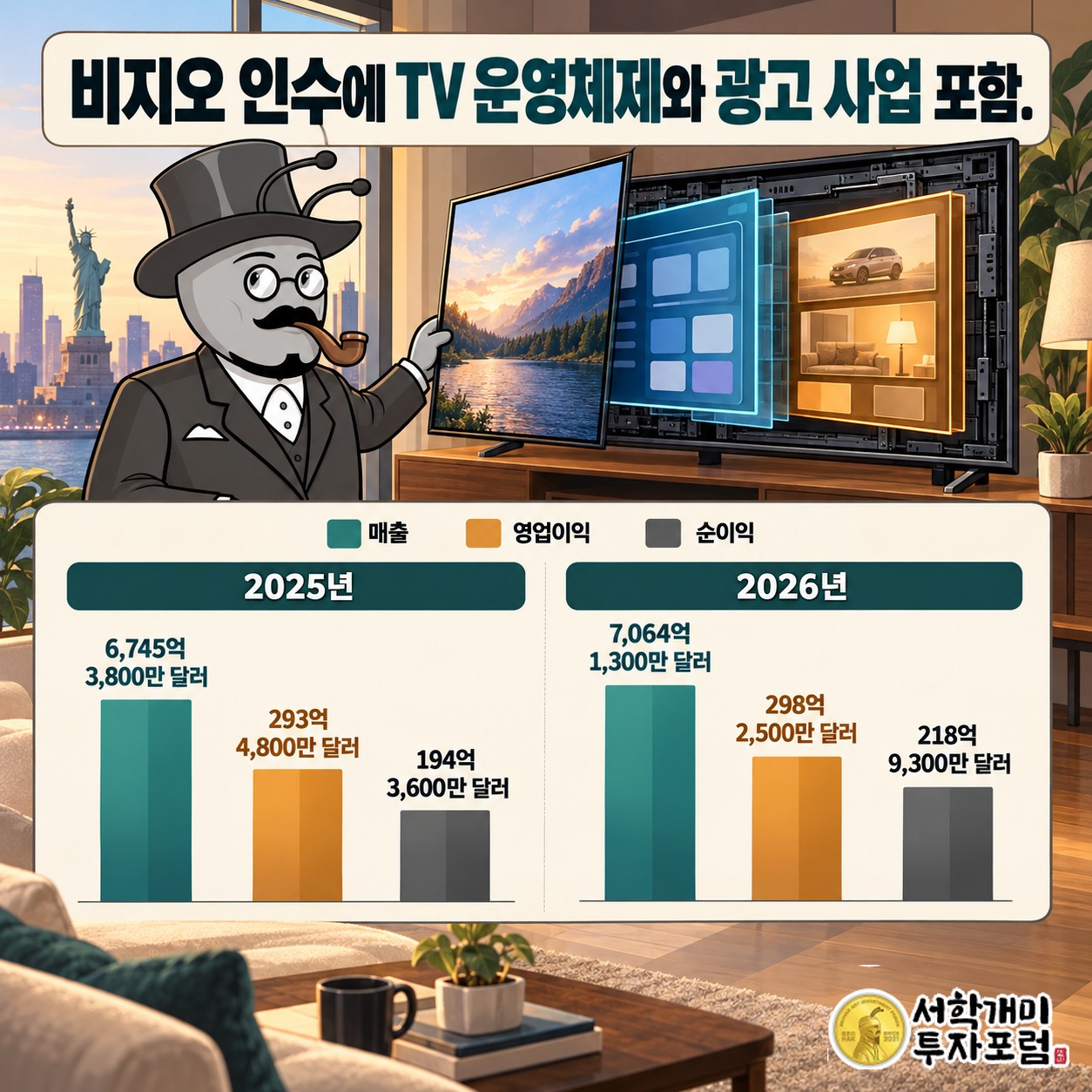 월마트가 비지오 인수로 TV 기기와 함께 운영체제와 광고 사업을 확보한 내용