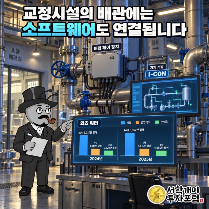 I-CON이 직접 만드는 교정시설용 배관 제어 장치와 자체 개발 소프트웨어의 연결