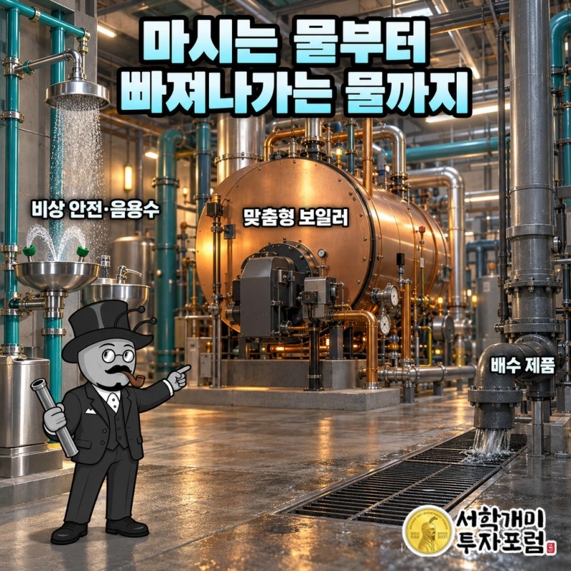 Haws의 비상 안전·음용수 제품, Superior Boiler의 보일러, Saudi Cast의 배수 제품